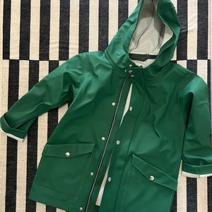 Beautiful green Hanna Anderson raincoat! In near perfect condition!